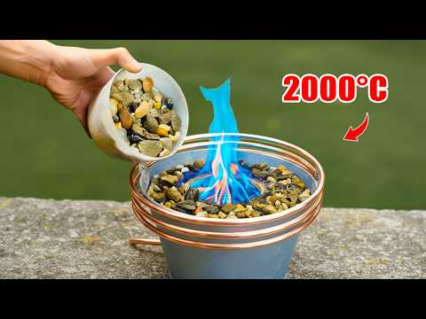 Free Energy Without Electricity! I Made My Own 3-in-1 Stone Stove for Free Heating at Home