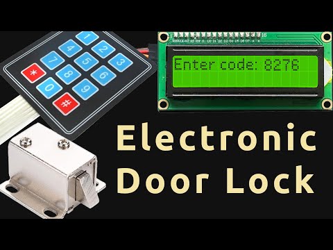 Build Arduino Electronic Lock with Keypad LCD  - RJT389