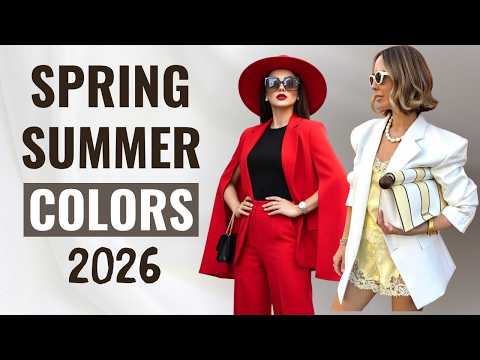 2026 Spring-Summer Color Trends You NEED to Try ! | Chic & Elegant Combinations
