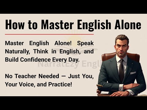 How to Master English at Alone || Graded Reader || Speak English naturally and confidently ✅️