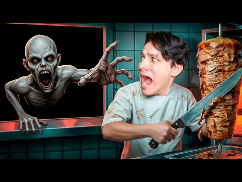 ЗРЯ Я ГОТОВИЛ ШАУРМУ В 3 ЧАСА НОЧИ… игра про ШАУРМУ в РОБЛОКС