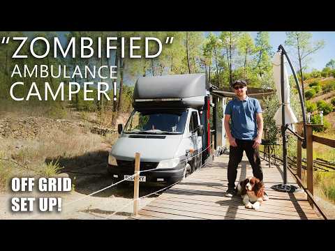 VanLifer Buys Land In Portugal: Living Off-Grid In An Ambulance With His Dog!