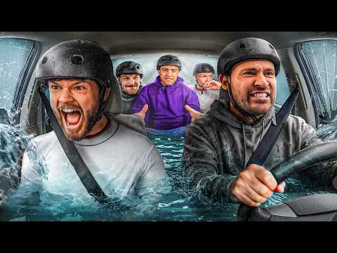 AUTO VERSENKT MIT UNS DRIN! (Unser gefährlichstes Video 🚫😨)