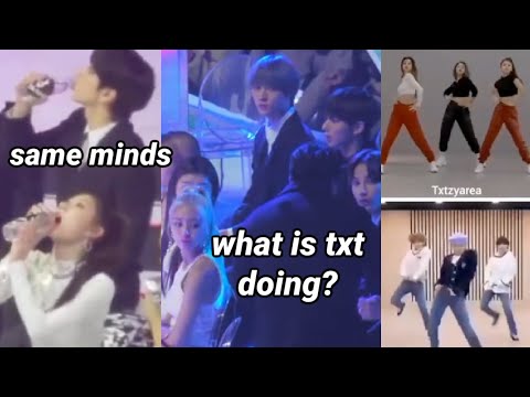 Itzy and TXT being twins