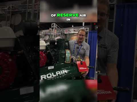 New Air Compressor Tech! The Garage Mate & Honda Power! #shorts