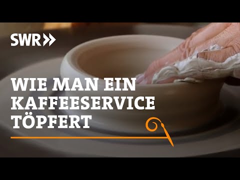How to make a coffee service pottery | SWR Handwerkskunst