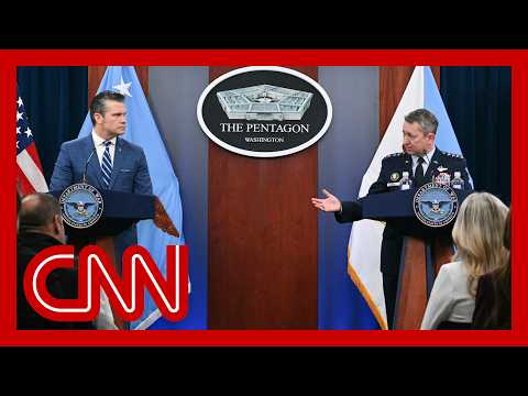 Live: Defense Secretary Hegseth and General Caine hold Pentagon briefing