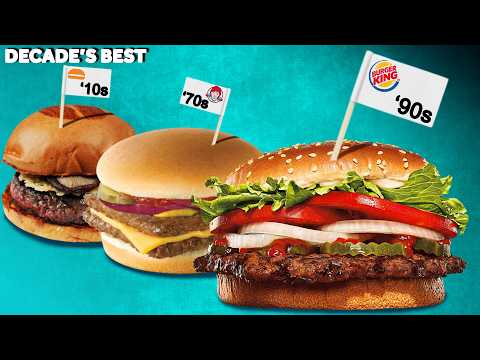 What Was The Most Popular Burger Of Each Decade?