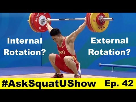 Shoulder Internal or External Rotation During Snatch? |#AskSquatU Show Ep. 42|