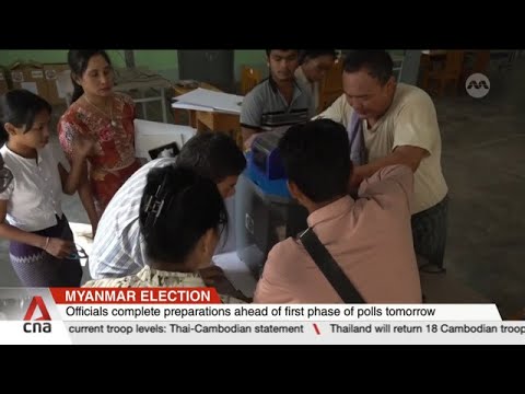 Myanmar election: Officials complete preparations ahead of first phase of polls on Dec 28