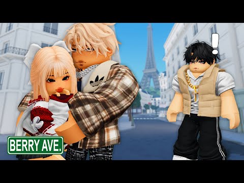 My EX BETRAYED Me… So I TRAPPED a HOT FRENCH MAFIA Boy in PARIS 😭🔥💖Berry Avenue Story💖