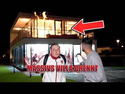 Jordan & Semih set off rockets in Massiv's villa (escalation)