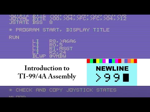 Introduction to TI-99/4A Assembly - Newline99