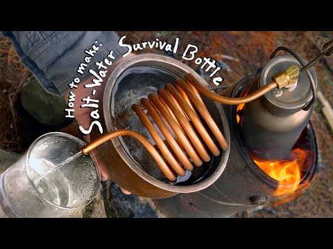 DIY Salt-Water Survival Bottle (Compact Desalination Kit)