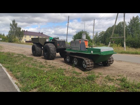 Испытания вездехода /Что лучше для езды по болотам.