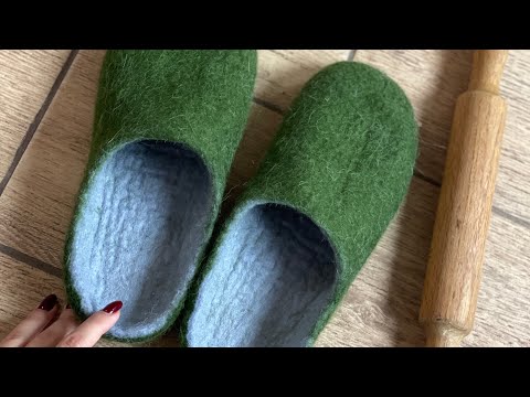 Валяем Тапочки Без Колодки с Нуля 0️⃣ Мастер - класс Тапочки Из Шерсти 🐏