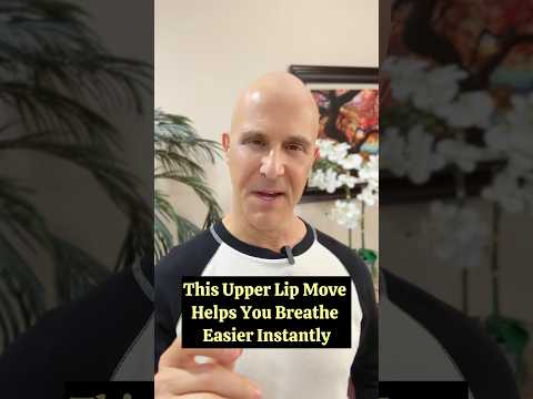 This Upper Lip Move Helps You Breathe Easier Instantly!  #drmandell #lip #breathe #sinus