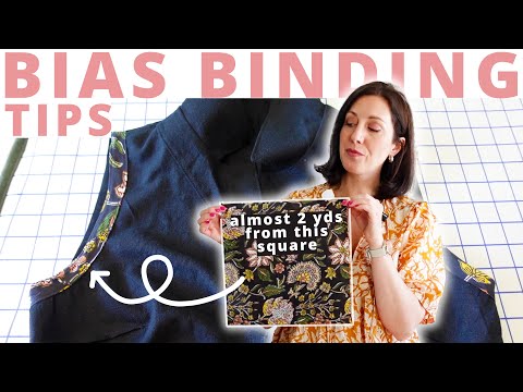 My VERY BEST tips for making and installing Continuous Bias Binding