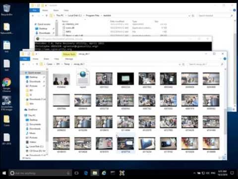 Forensic Data Recovery in Windows - Photorec