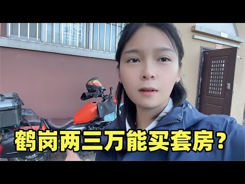 妹子摩旅来到东北鹤岗，两三万买套房太便宜了，看完规划和物价心动了