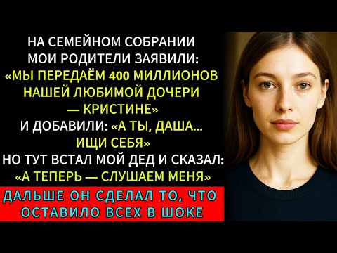 Мои Родители Завещали 400 Миллионов Любимой Дочери, Но Потом Дедушка Встал — И Расклад Изменился