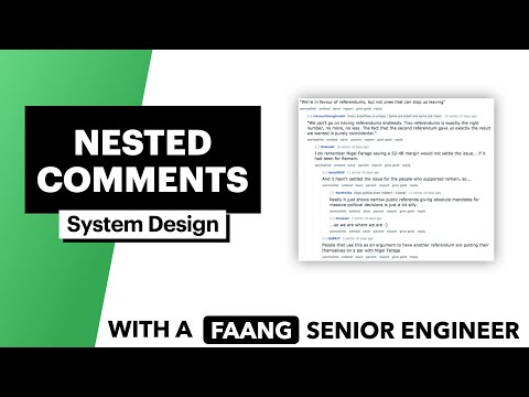 System Design: Nested Comments
