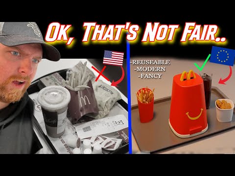 American Reacts to Why McDonald's Is Better in Europe..