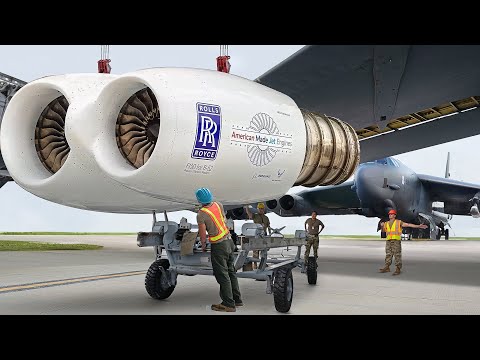 Behind US Genius Idea to Power Old B-52 Bombers with Brand New Engines