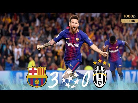 Magnificent Messi Leads Barcelona to 3-0 Victory Over Juventus: Dybala Outshone | Higlights 1080p