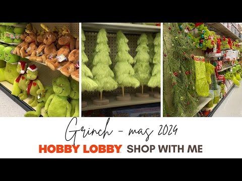 β Grinch-mas! HOBBY LOBBY π CHRISTMAS 2024 Shop With Me - All things Grinch! π, Stitch π, Bluey π
