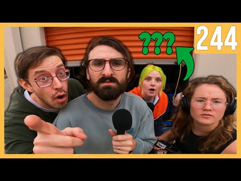 podcast at the Try Guys storage unit - The Try Pod Ep. 244