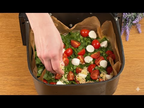 Ich habe dieses virale Rezept für ein Aerogrill überprüft, es ist wirklich lecker , 10 Minuten