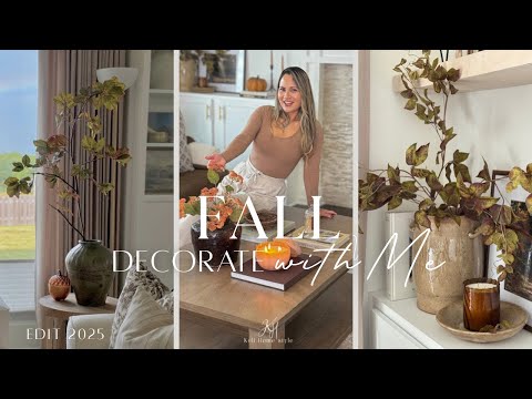 Fall Decorate With Me | New Fall Living Room Styling | Moody and Cozy Fall decor ideas 2025