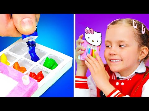 🎨 Wow! 😄 Mari Kita Buat Palet Cat Portabel Hello Kitty dari Kertas! ✂️