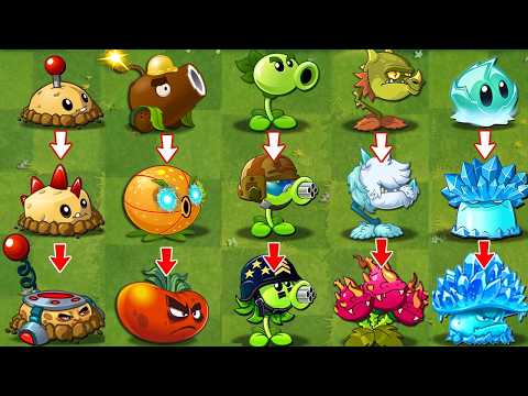 Random 16 Team 3 Plants Battlez - Who Will Win? - Pvz 2 Team Plant vs Team Plant