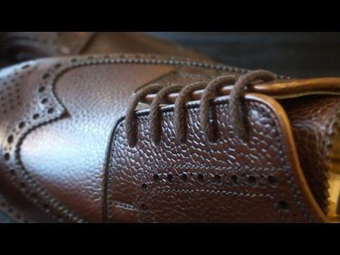 Crockett & Jones | Pembroke Brown Grain Wing Tip Derby Shoe