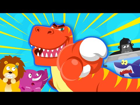 힘센 동물 대회 | 누가 가장 힘센 동물일까!? | 스토리동요 | 동물동요 | 어린이 인기동요 ★ 티디키즈