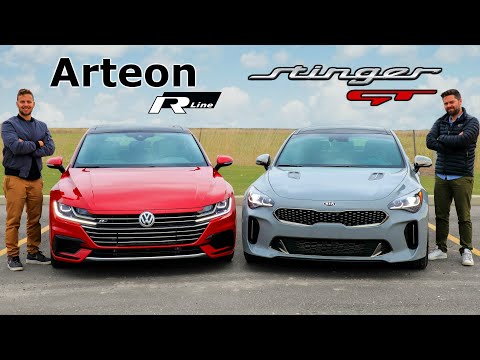 2020 Kia Stinger GT vs Volkswagen Arteon R-Line // $50,000 Face Off