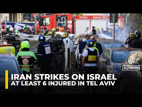 At least 6 injured in Tel Aviv by shrapnel from Iranian missile interceptions: Israeli media