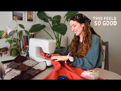 Wardrobe declutter & Upcycling old clothes (Easy Sewing Projects)
