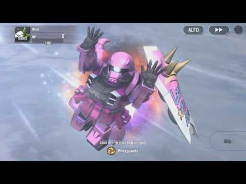 SD Gundam G Generation Eternal - Zaku Warrior(Live Concert Type) Attacks