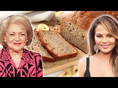 Which Celebrity Makes The Best Banana Bread? • Celebrity Recipe Royale