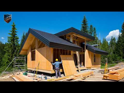 Step-by-Step: Building a Modern House with Full Interior in the Wild