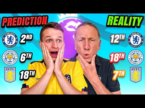 REACTING TO OUR PRE-SEASON PREMIER LEAGUE PREDICTIONS
