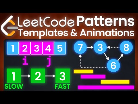 LeetCode was HARD until I learned these 14 patterns! | Coding Templates and Animations