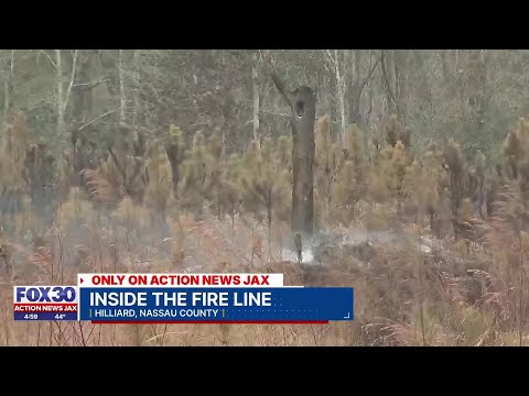 Florida Forest Service battles lingering hot spots as drought fuels danger in Nassau County