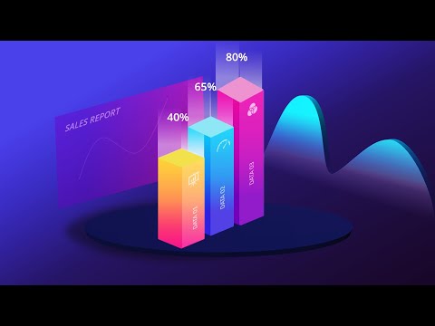 Create Animated Bar Chart Design Slide in PowerPoint | Tutorial 1011 | Free Template.