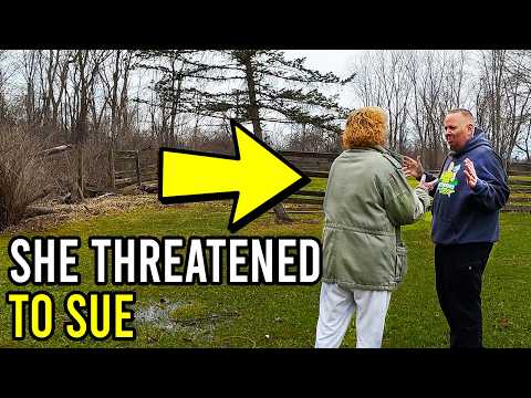 Neighbor trying to SUE an 80-Year-Old...Then I found their ILLEGAL...