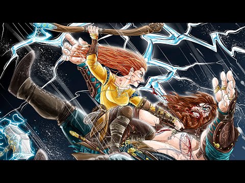 God of War Ragnarok - The Hidden Story of Faye vs Thor - How Faye Beat Thor in Battle