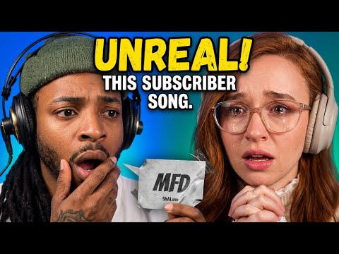 We React to a SUBSCRIBER Created Song for Us?